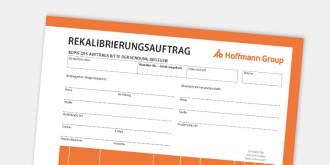 Calibration service recalibration order PDF